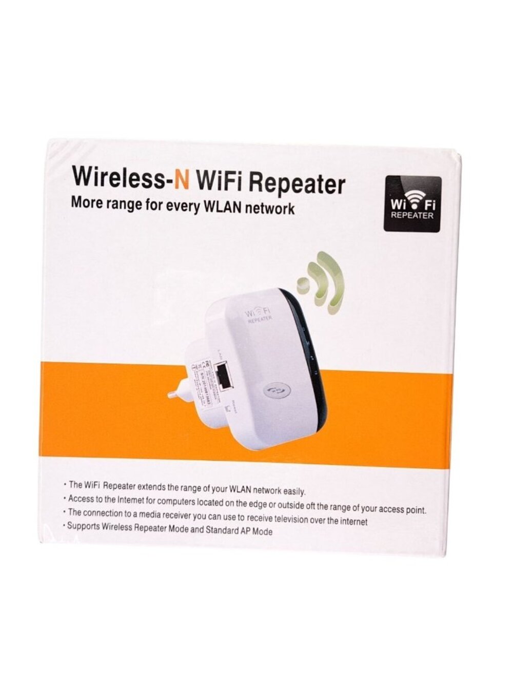 Wireless WiFi Signal Booster Range Extender Repeater 300Mbps Boost New Open Box